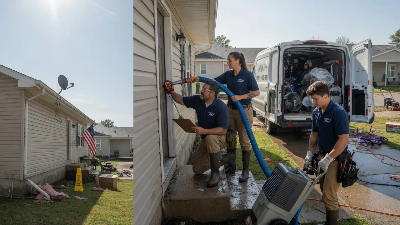 Ceiling Water Damage Restoration in Woodward, IA near me